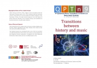 9th Quantum Phase Transitions in Nuclei and Many-body Systems - Transition between history and music