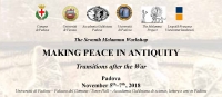 Convegno Making Peace in Antiquity. Transition after the War