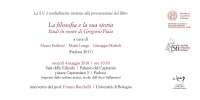Presentazione libraria: Studi in onore di Gregorio Piaia